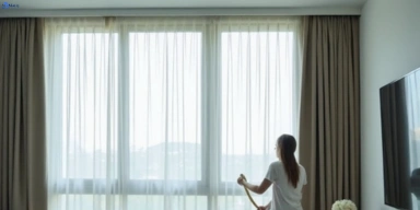 Delicate fabric curtain stain removal silk velvet sheer victoria-point treatment