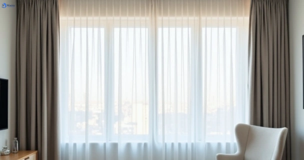 Restored vibrant drapes in victoria-point QLD after Matty Curtain Cleaning